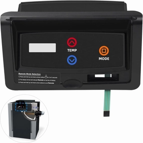 009491F 009492F Control Bezel with Switch Decal Membrane Compatible with Raypak Pool Heater Control Panel R185B, R265B, R335B, R405B ID Digital Pool Heaters