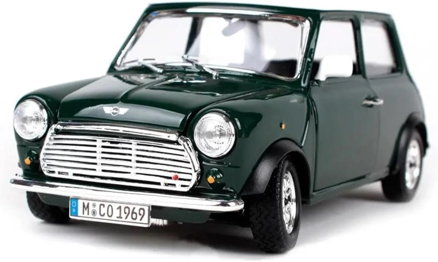 1 24 for Mini Cooper 1969 Alloy Car Model Diecast Metal Toy Classic Car Vehicles Model Enthusiasts Collection Simulation Vehicle Playset