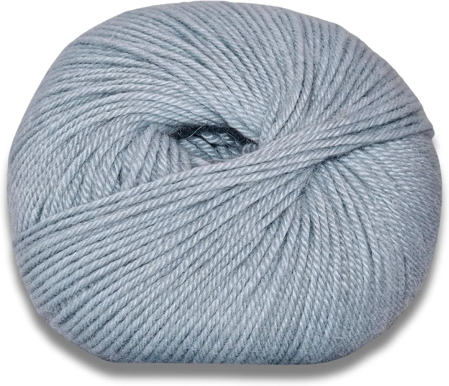 100% Baby Alpaca Yarn for Knitting & Crocheting - Set of 2 Skeins of Premium Yarn DK - Lightweight, Hypoallergenic & Thermal Peru Made - Ideal for Delicate Projects (Baby Blue - AZ081)