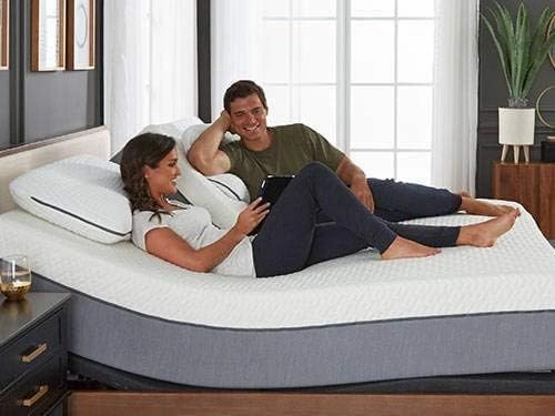 100% Pima Cotton 400 TC 4-Piece Top Split Head King Sheets for Adjustable Beds, Designed for Sleep Number Beds- 36'' Split from The Top, 15" Deep Pocket Fit - White