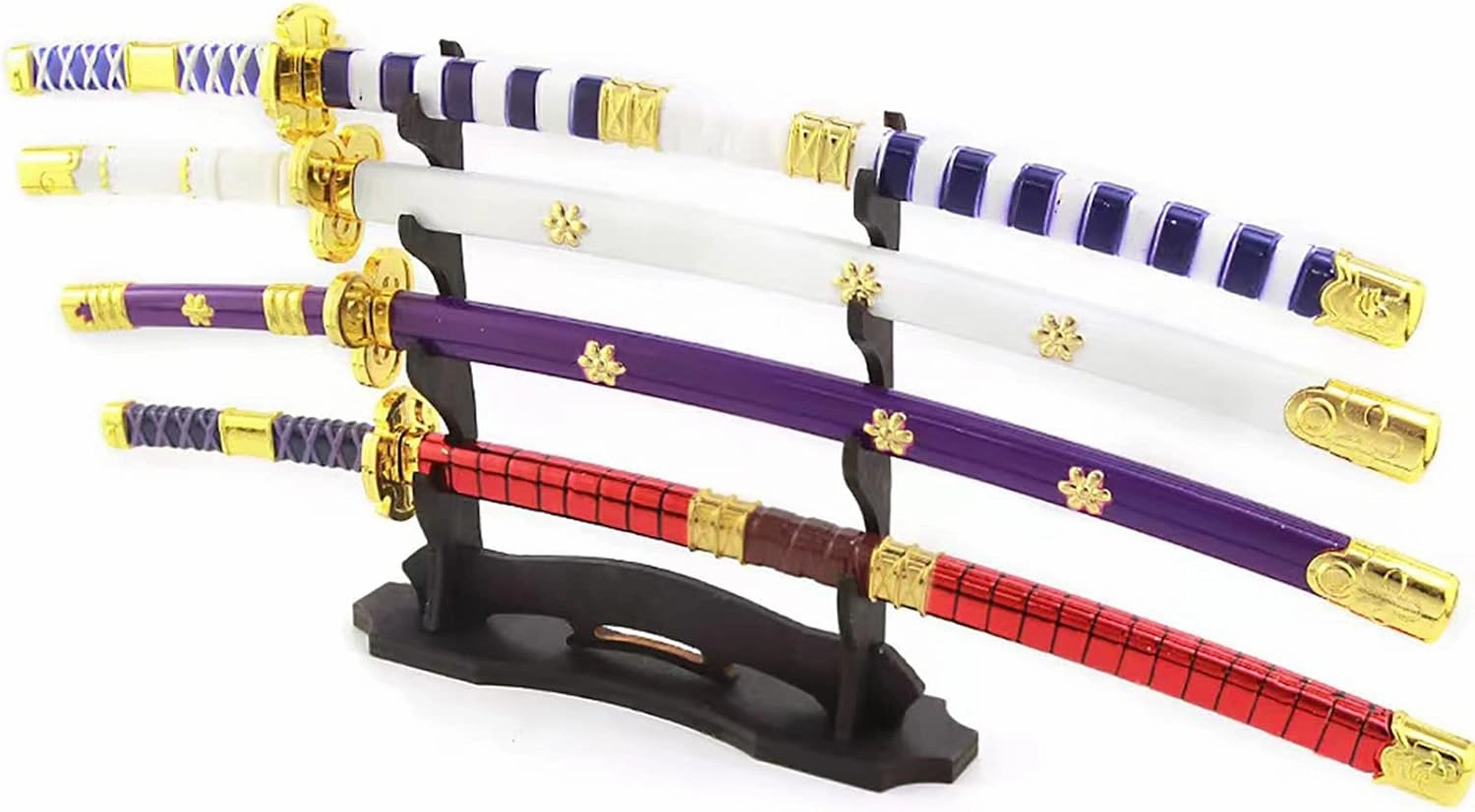 10'' Zoro Samurai Sword Anime Roronoa Shusui/Wado Ichimonji/Kitetsu/Yubashiri Sword Mini Metal Katana Collection Gift