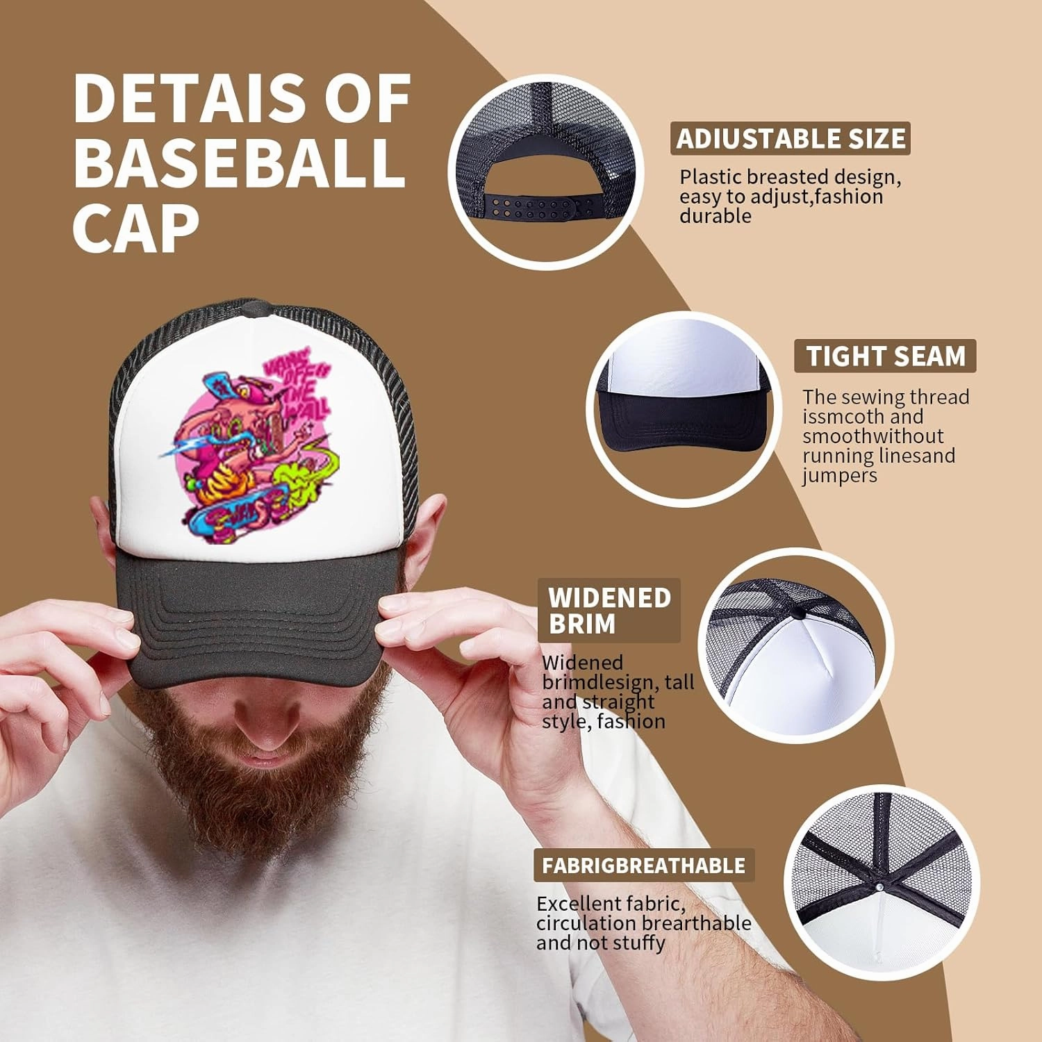 10 Pack of Blank Trucker Hat Bulk Men and Women Hats Bulk DIY Graffiti Mesh Hat Hot Stamping Hats