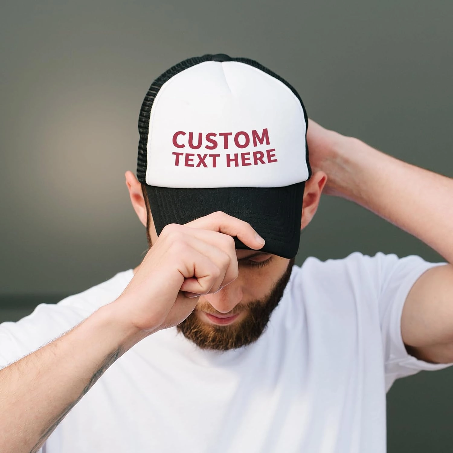 10 Pack of Blank Trucker Hat Bulk Men and Women Hats Bulk DIY Graffiti Mesh Hat Hot Stamping Hats