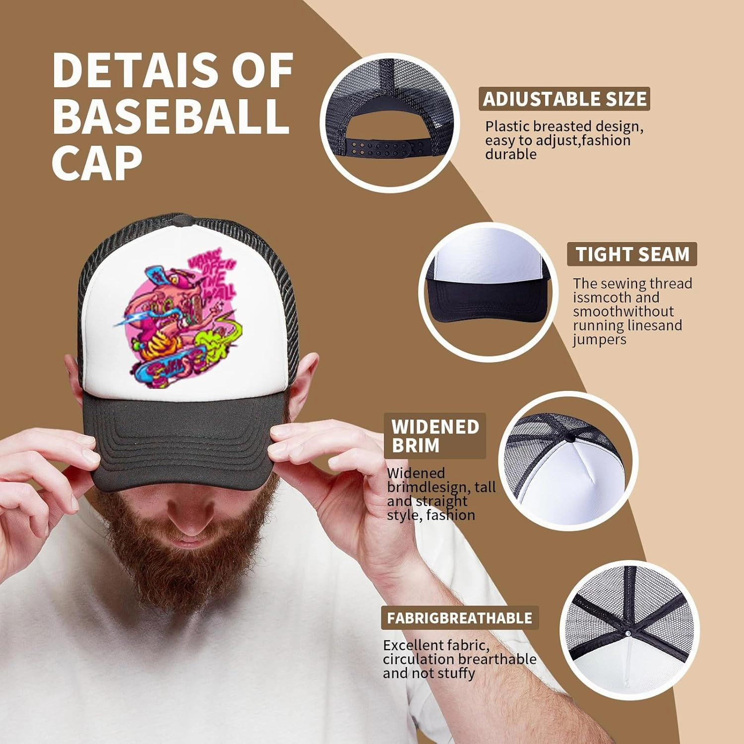 10 Pack of Blank Trucker Hat Bulk Men and Women Hats Bulk DIY Graffiti Mesh Hat Hot Stamping Hats