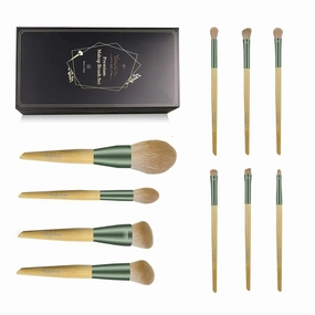 10-Piece Professional Makeup Brush Set with Premium Case – Complete Collection for Flawless Application