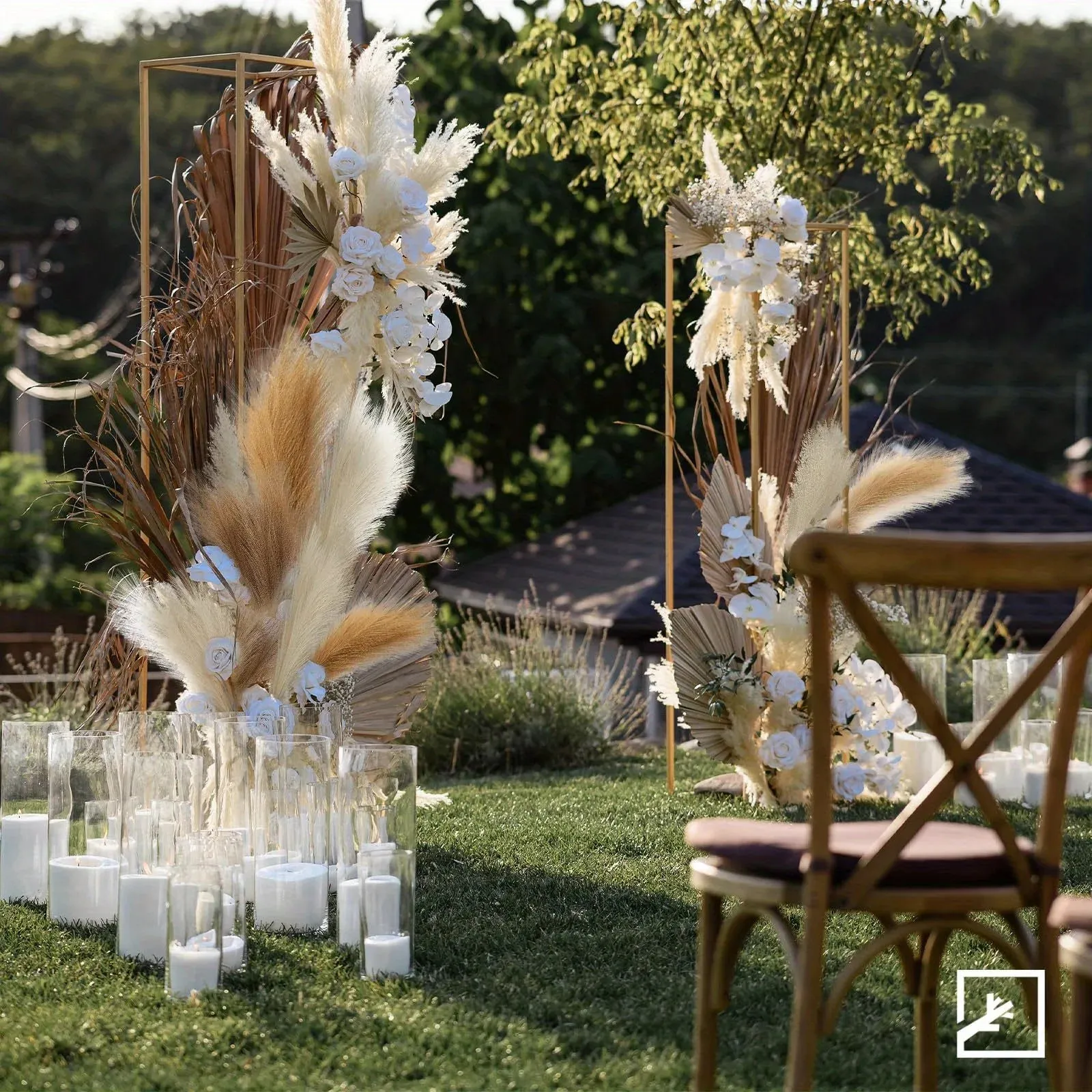 10PCS Fluffy Pampas Grass