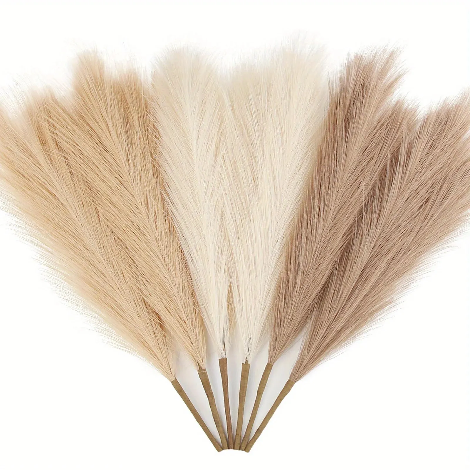10PCS Fluffy Pampas Grass