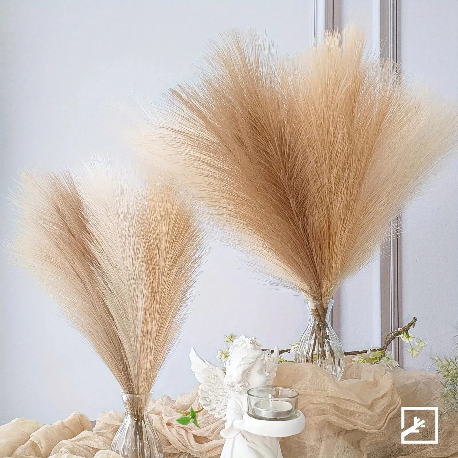 10PCS Fluffy Pampas Grass