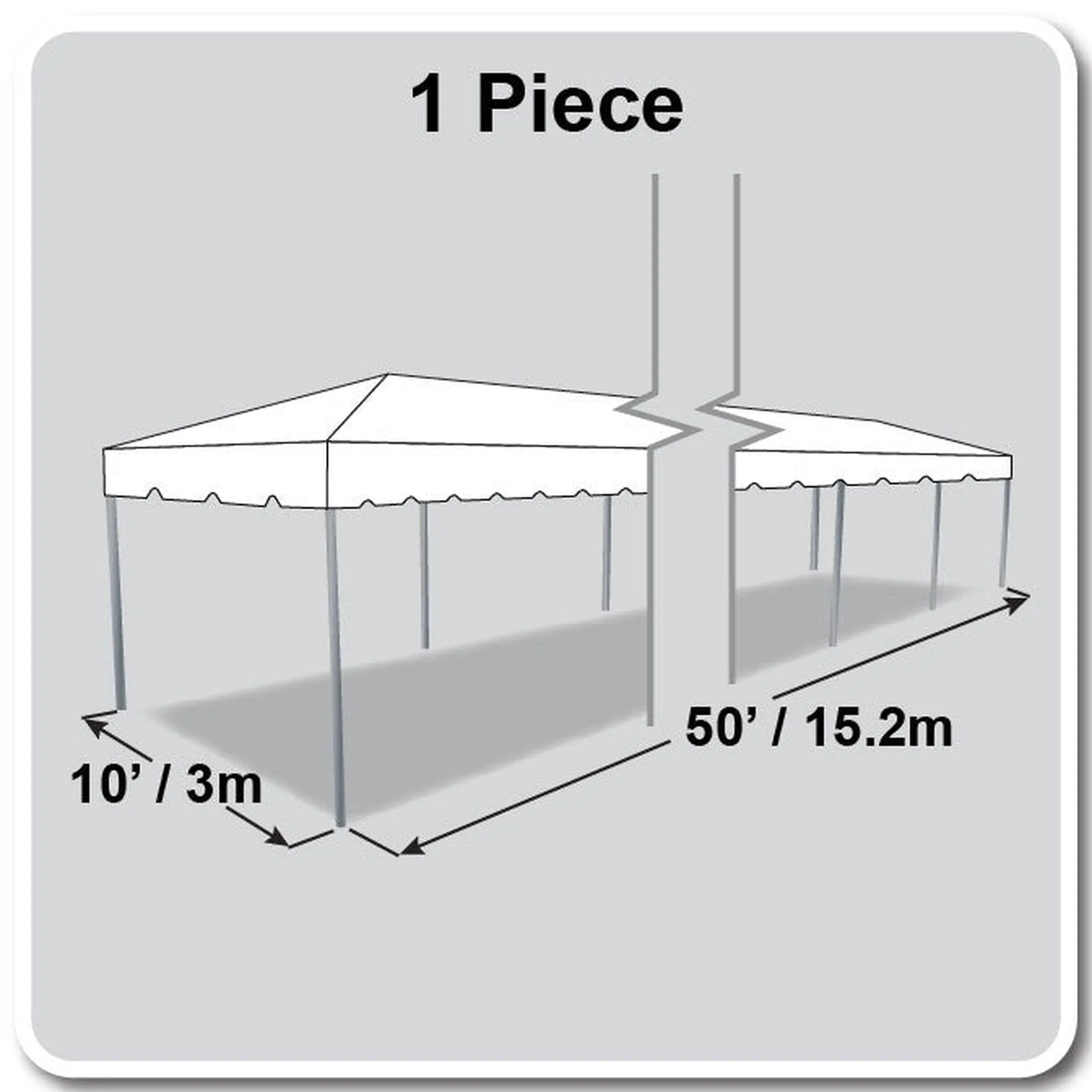 10x50 Classic Series Frame Tent