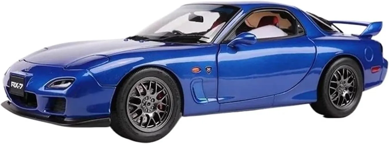 1：18 for Mazda RX7 Simulation Alloy Car Model Hobby Collection Souvenirs Mini Simulation Toys