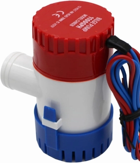 12V 24V 220V 60L/min 1100GPH Bilge Pump Mini Boat Pumps 12 V Submersible Kayak Rule Water 24 Volt Garden Rinse Car Wash Bath(12V,MKBP-G1100)
