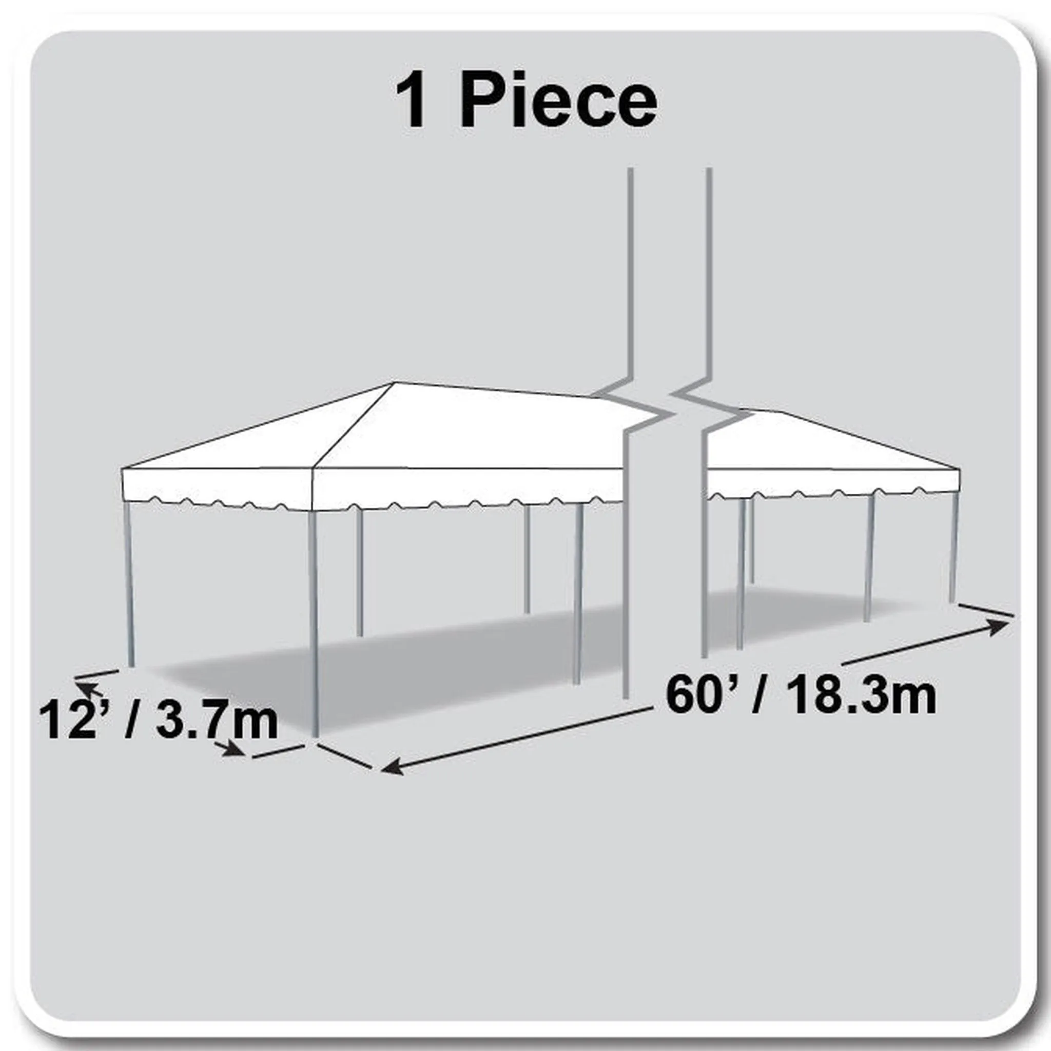 12x60 Classic Series Frame Tent
