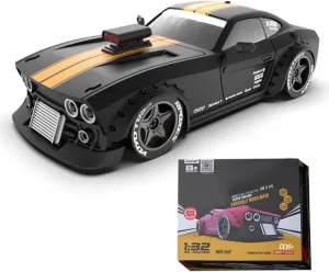 1/32 RC Drift Car with LED Headlights, 4WD High-Speed Mini Racing Model, 30 KM/H, ESP Gyro, for Indoor/Outdoor, Available in Red and Black (RTR)