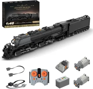 1/40 Locomotive Building Model, Union Pacific 4014 Big Boy Dynamic RC Train Model Building Blocks Set, 3200Pcs Building Set for Adult with Stickers