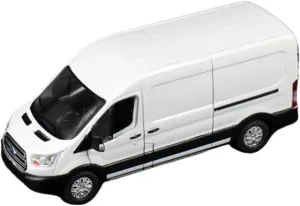 1:43 for Fordt Transit Transport Car Model Decorative Ornaments Souvenirs Mini Simulation Toys
