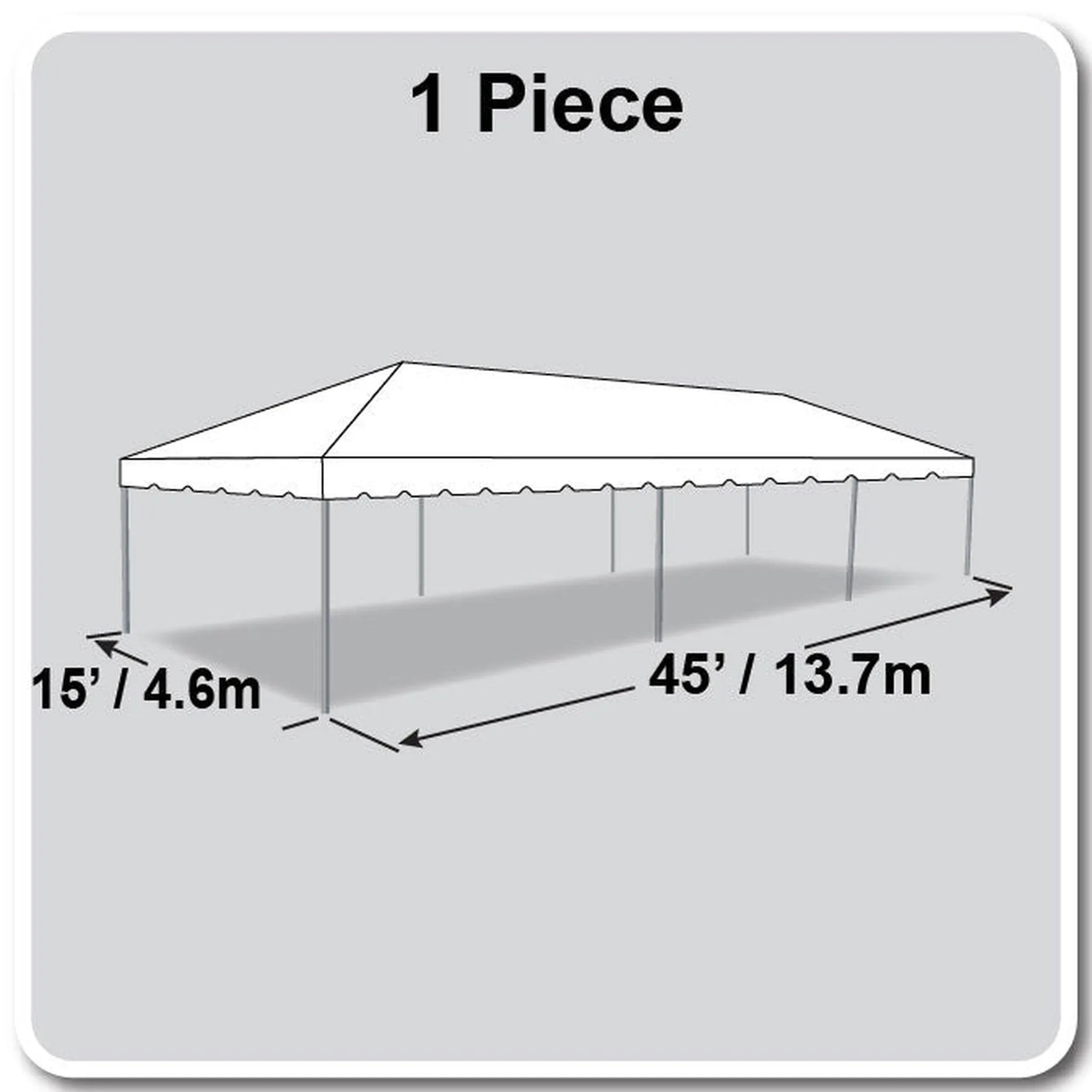 15x45 Classic Series Frame Tent