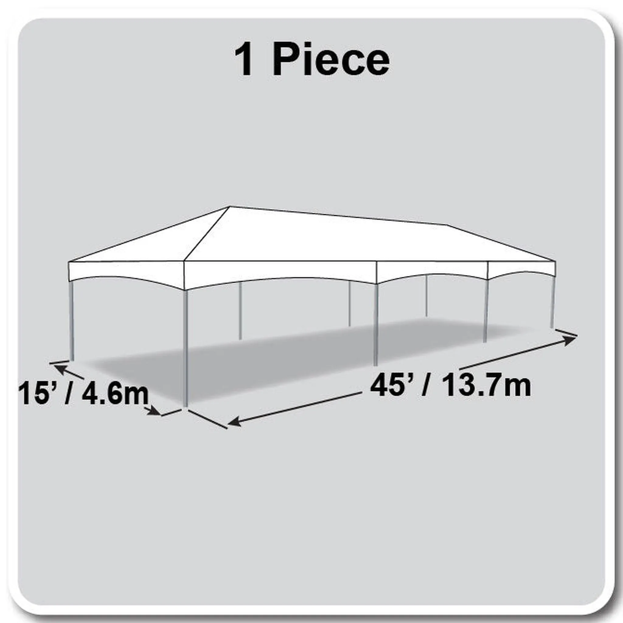 15x45 Master Series Frame Tent