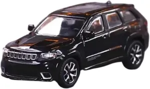 1：64 for Jeeps Grand Cherokee SUV Simulation Alloy Car Model Hobby Collection Souvenirs Mini Simulation Toys(Black)