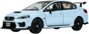 1:64 for Subaru WRX STI S208 Alloy Car Model Collection Display Decoration Souvenir Mini Simulation Toys(Blue)