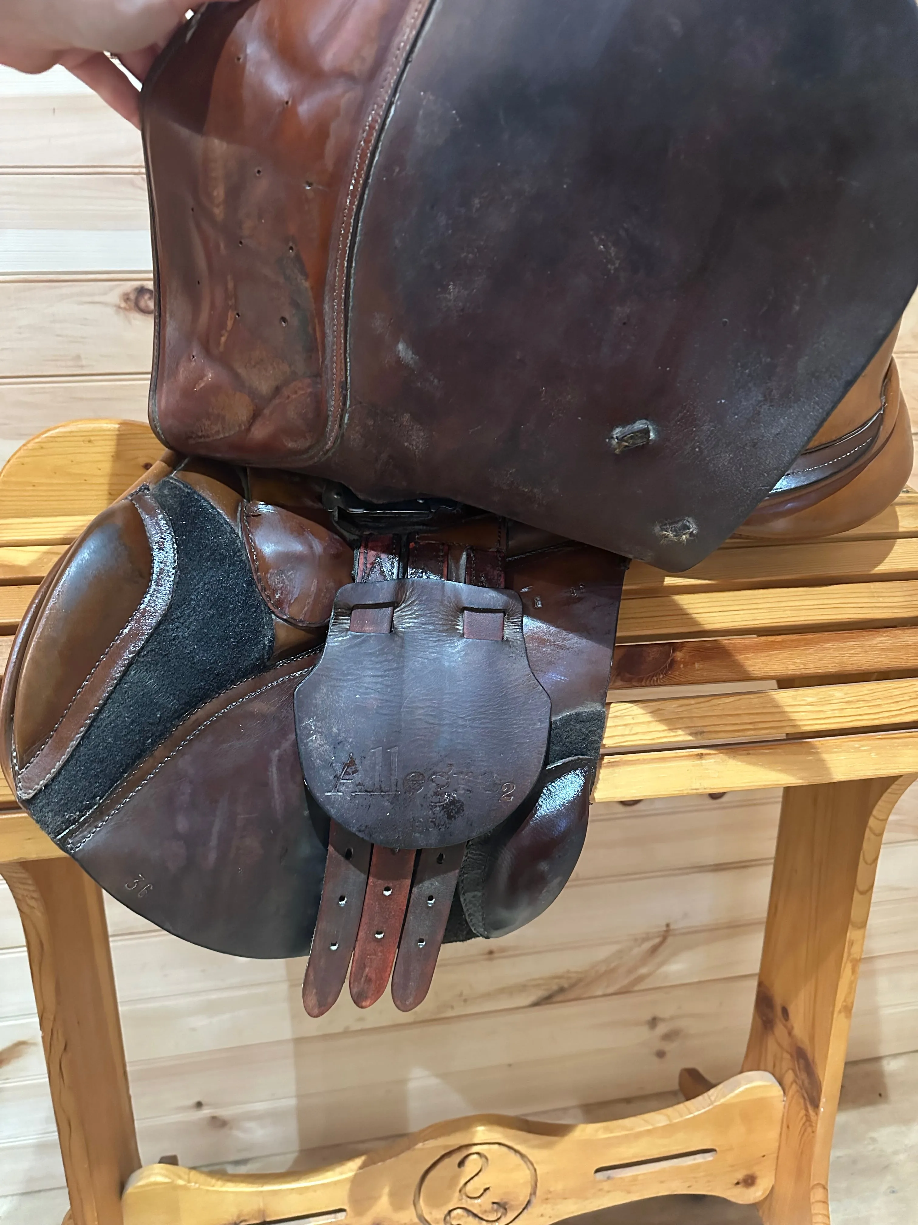16.5” Duett Allegro2 Close Contact Jumping Saddle XW (36cm)