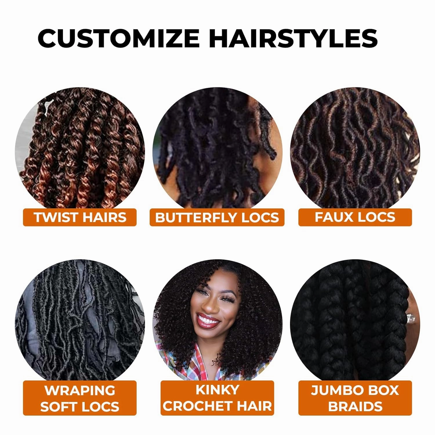 18 Inches Pack of 3 Marley Hair For Faux Locs Soft & Bouncy Cuban Twist Hair Synthetic Kanekalon Kinky Twist Hair For Braiding Crochet Marley Twist Braiding Hair For Black Woman #613