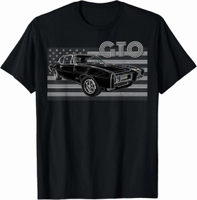 1968 1967 1965 GTO Classic Car Old School Muscle Car 64 70 T-Shirt