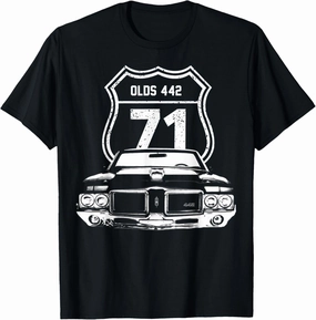 1971 71 olds 442 muscle car T-Shirt