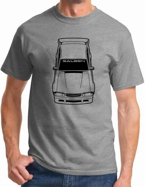 1987-93 Saleen 5.0 Mustang Foxbody Hatchback Design Classic Print Tshirt