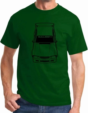 1987-93 Saleen 5.0 Mustang Foxbody Hatchback Design Classic Print Tshirt