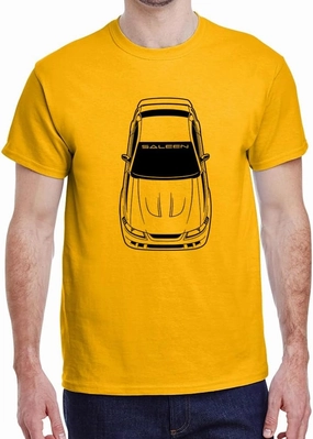1999-04 Saleen Mustang S302 S351 Hardtop Design Classic Print Tshirt