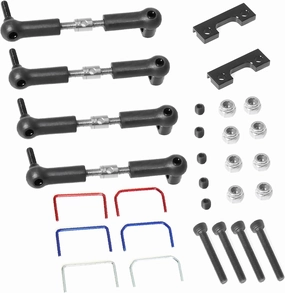 1/16 RC Car Racing Front  Rear Wide Sway Bar Kit for 1/16 E-Revo/Mini Slash RC Car Upgrade Parts
