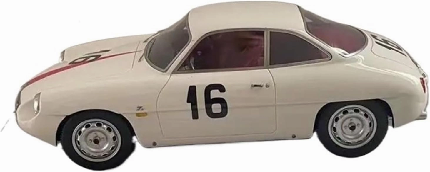 1:18 for Alfa Romeo Giulietta Resin Racing Car Models Collection Souvenir Decoration Mini Simulation Toys(Green)
