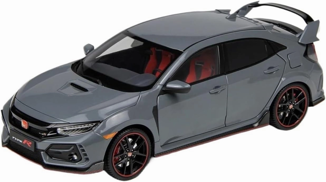 1：18 for Honda Civic Type R FK8 Simulation Alloy Car Model Hobby Collection Souvenirs Mini Simulation Toys(Blue)