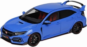 1：18 for Honda Civic Type R FK8 Simulation Alloy Car Model Hobby Collection Souvenirs Mini Simulation Toys(Blue)