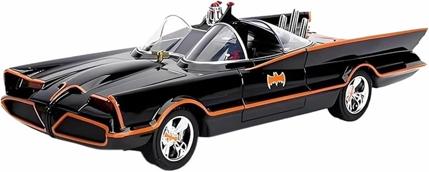 1:24 for Batmobile Bat 1966 Simulation Alloy Car Model Multifunctional Decorative Souvenirs Mini Simulation Toys