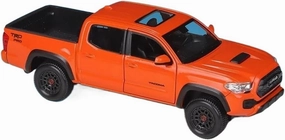 1:27 for Toyota Tacoma TRD PRO Pickup Alloy Car Model Diecast Metal Toy Off-Road Vehicles Car Model Gift Simulation Vehicle Playset(Orange)
