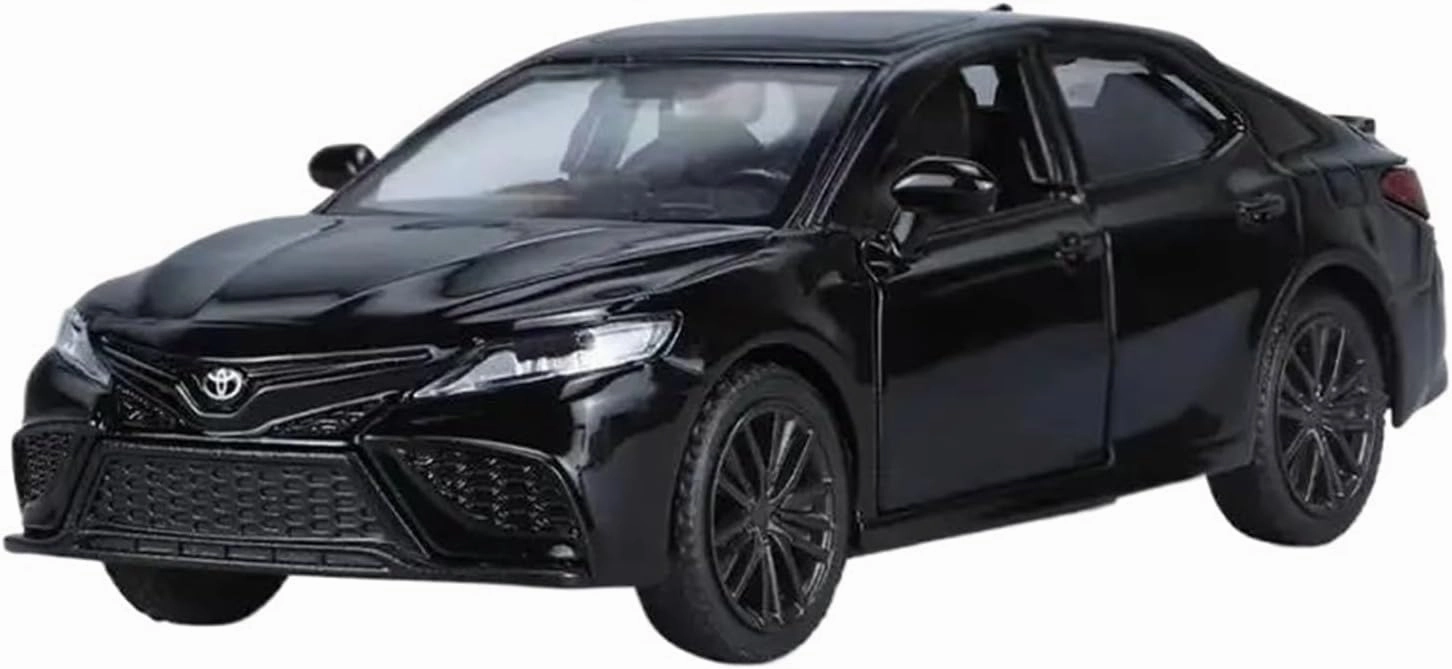 1:36 for Toyota Camry Alloy Car Model Simulation Diecasts Metal Vehicles Collection Souvenir Mini Simulation Toys(White)