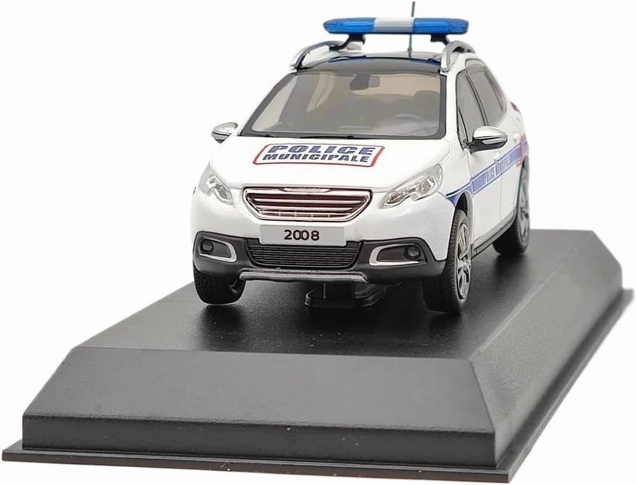1:43 for Peugeot Police White Diecast Model Cars Limited Auto Hobby Collection