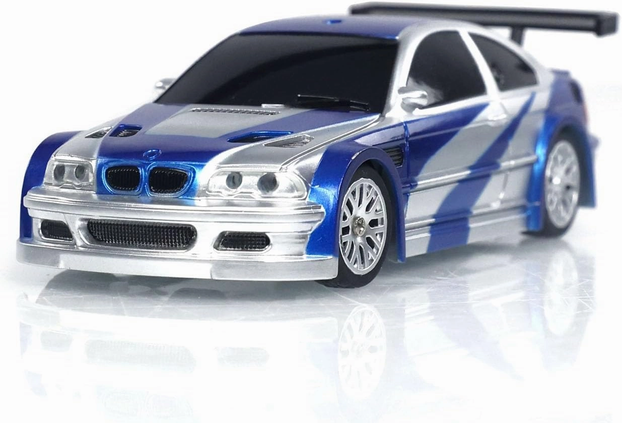 1/43 RC Scale Ready to Go Race Car Remote Control Drift 4WD Mini Lights System 4WD Racing Car RC Full Proportional 2.4g Mini Race Toy Gift Radio Control High Speed Model Without Gyro