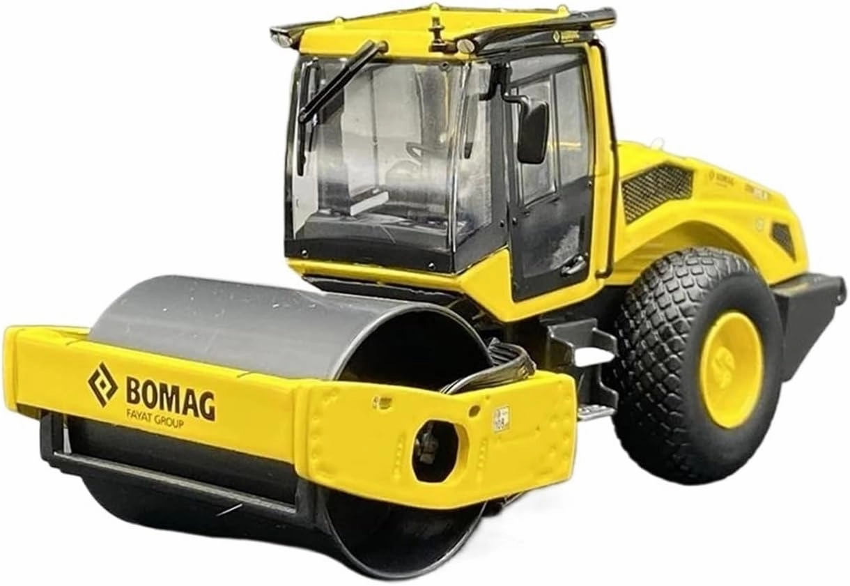 1:50 for BOMAG BW213D Engineering Machinery Roller Model Collection Ornaments Souvenir Mini Simulation Toys