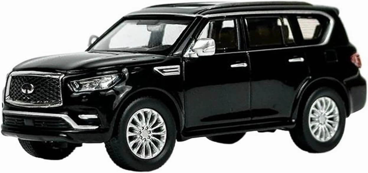 1:64 for Infiniti QX80 Alloy Car Model Collection Display Decoration Souvenir Mini Simulation Toys(Blue)