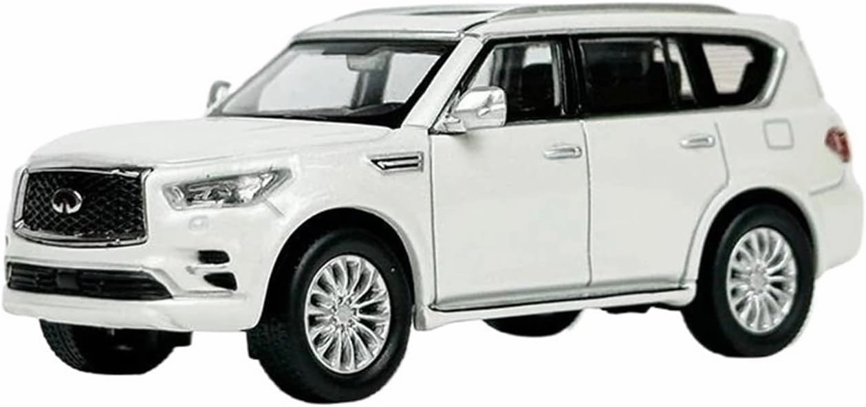 1:64 for Infiniti QX80 Alloy Car Model Collection Display Decoration Souvenir Mini Simulation Toys(Blue)