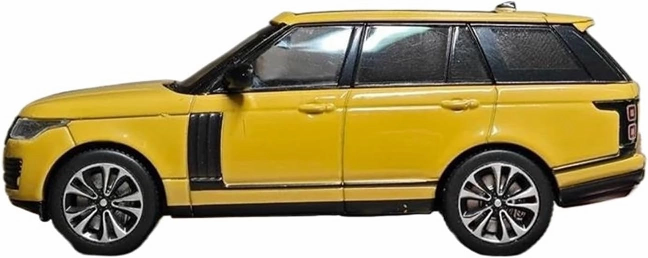 1:64 for Land Rover Range Rover Alloy Car Model Simulation Diecasts Metal Vehicles Collection Souvenir Mini Simulation Toys(Yellow)