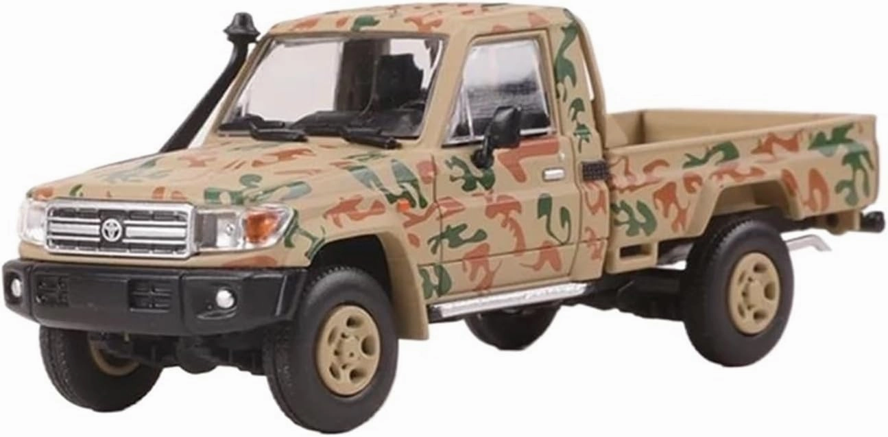 1:64 for LC79 War Pickup Alloy Car Model for Collection Memorial Mini Simulation Toys(Green)