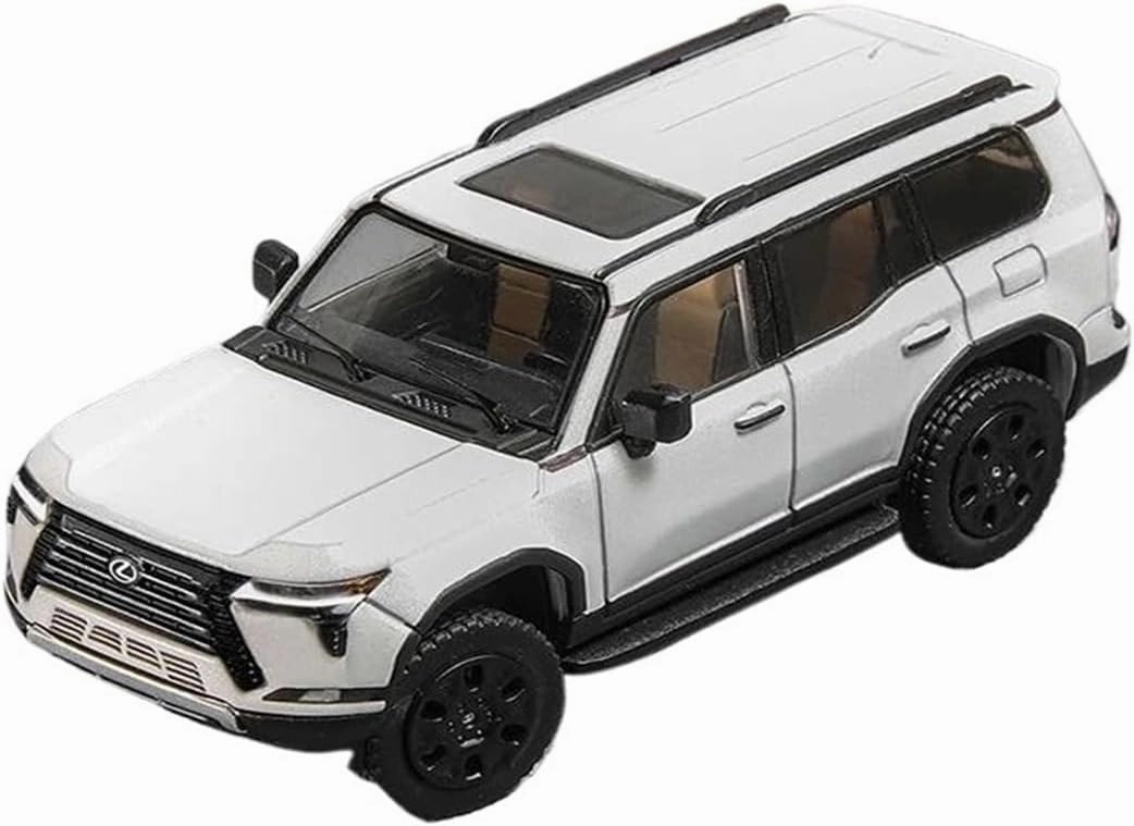 1:64 for Lexus GX550 Off-Road Diecast Alloy Car Model Simulation Collection Artwork Mini Simulation Toys(Gray)