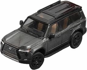 1:64 for Lexus GX550 Off-Road Diecast Alloy Car Model Simulation Collection Artwork Mini Simulation Toys(Gray)