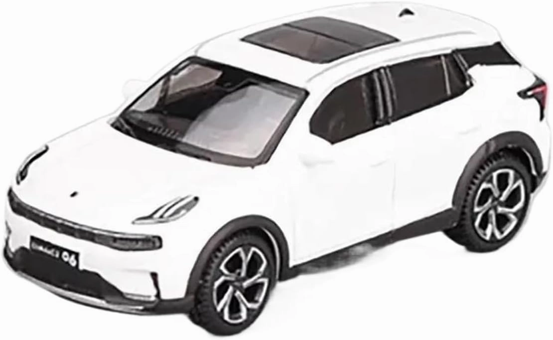 1:64 for Lynk & Co 06 Simulation Alloy Car Fingertip Model Collection Souvenir Ornaments Mini Simulation Toys(Pink)