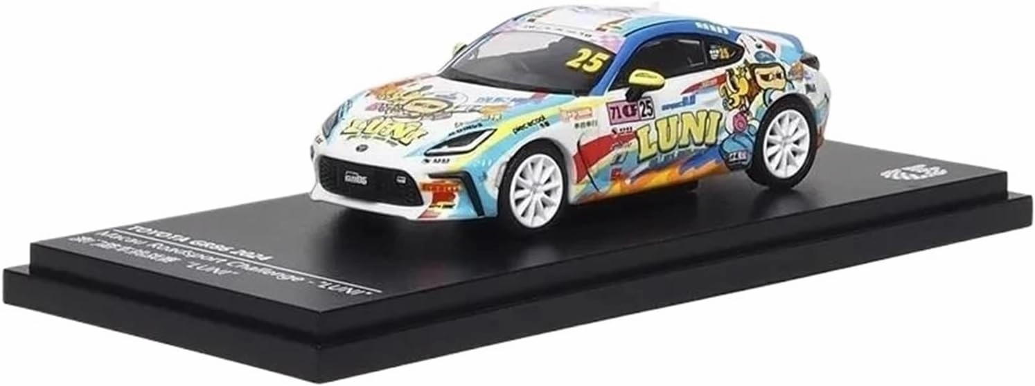 1:64 for Toyota GR86 Diecast Alloy Car Model Simulation Collection Artwork Mini Simulation Toys
