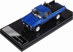 1:64 for Toyota HILUX SR5 Xtra Cab Pickup Blue Alloy Car Model Car Desktop Display Space Decoration Mini Simulation Toys