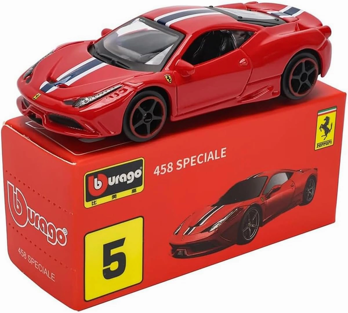 1:64 Scale Fe rrari Series Model Collection Race Diecast Metal Model Car (Laferrari White)